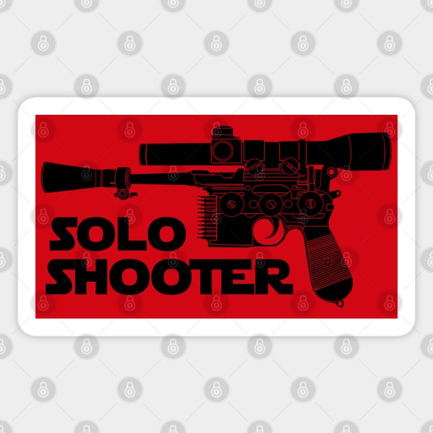 SOLO SHOOTER Magnet by DistractedGeek